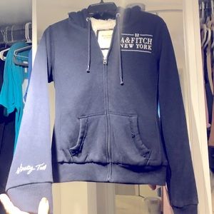 Abercrombie&Fitch sherpa zip hoodie